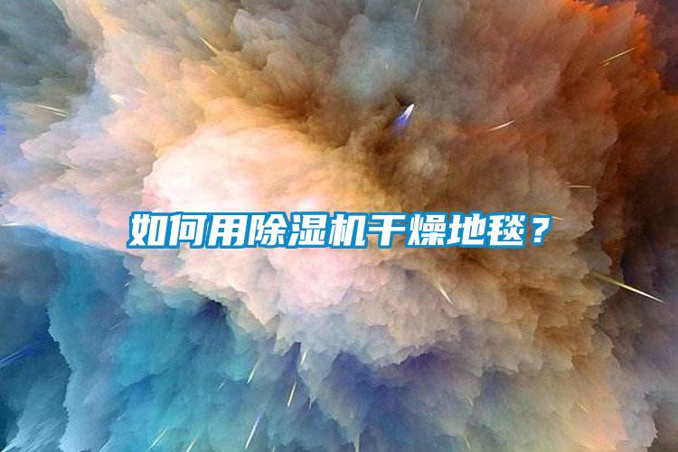 如何用草莓视频APP在线干燥地毯？