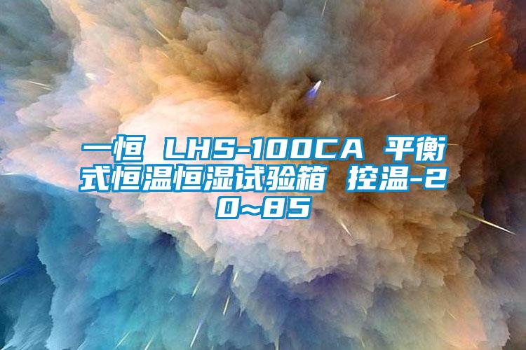 一恒 LHS-100CA 平衡式恒温恒湿试验箱 控温-20~85℃