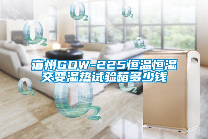 宿州GDW-225恒温恒湿交变湿热试验箱多少钱