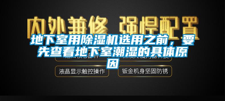 地下室用草莓视频APP在线选用之前，要先查看地下室潮湿的具体原因