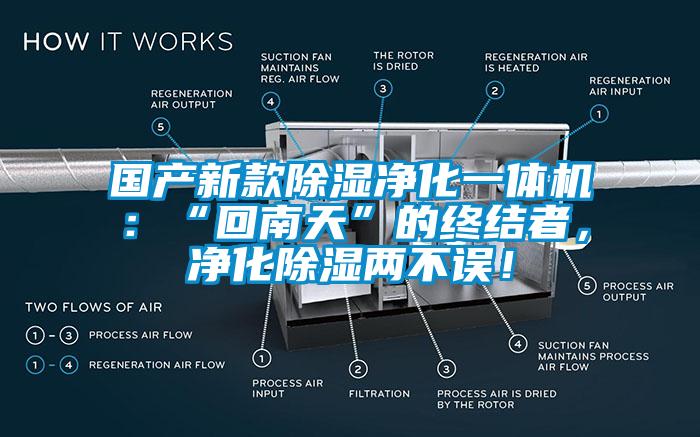 国产新款除湿净化一体机：“回南天”的终结者，净化除湿两不误！