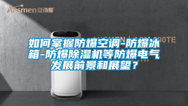 如何掌握防爆空调-防爆冰箱-防爆草莓视频APP在线等防爆电气发展前景和展望？