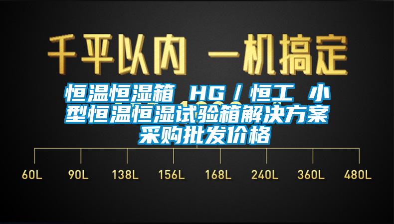 恒温恒湿箱 HG／恒工 小型恒温恒湿试验箱草莓视频下载色版 采购批发价格