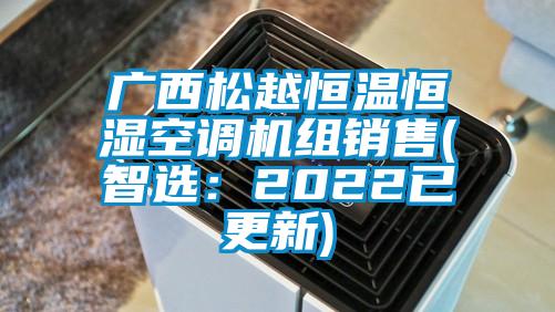 广西松越恒温恒湿空调机组销售(智选：2022已更新)