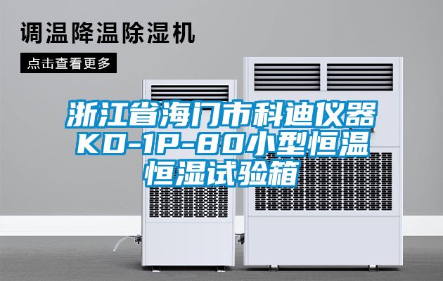 浙江省海门市科迪仪器KD-1P-80小型恒温恒湿试验箱