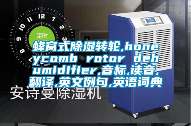 蜂窝式除湿转轮,honeycomb rotor dehumidifier,音标,读音,翻译,英文例句,英语词典